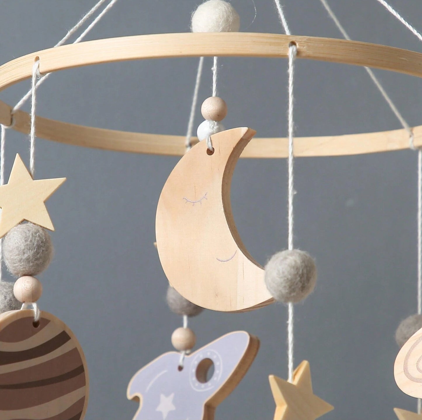 BubBarn Planetarium Crib Mobile