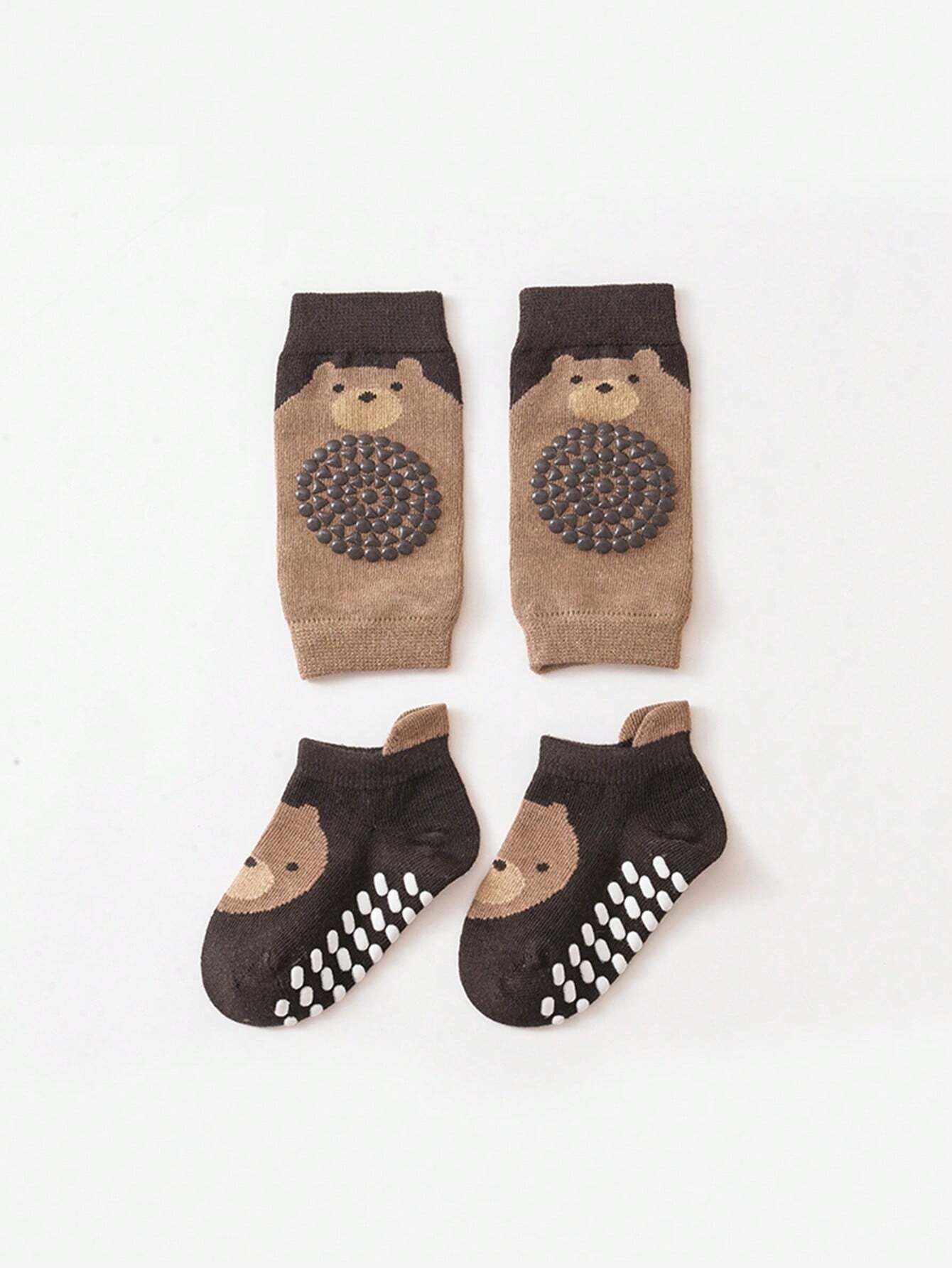 BubBarn Matching Socks & Knee Pads