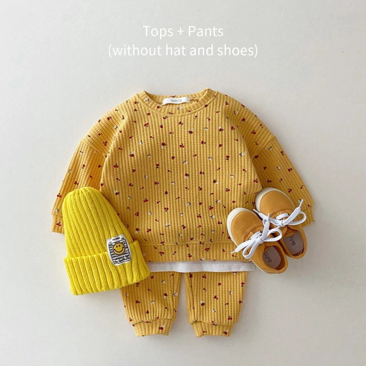 BubBarn Waffle Cotton Set