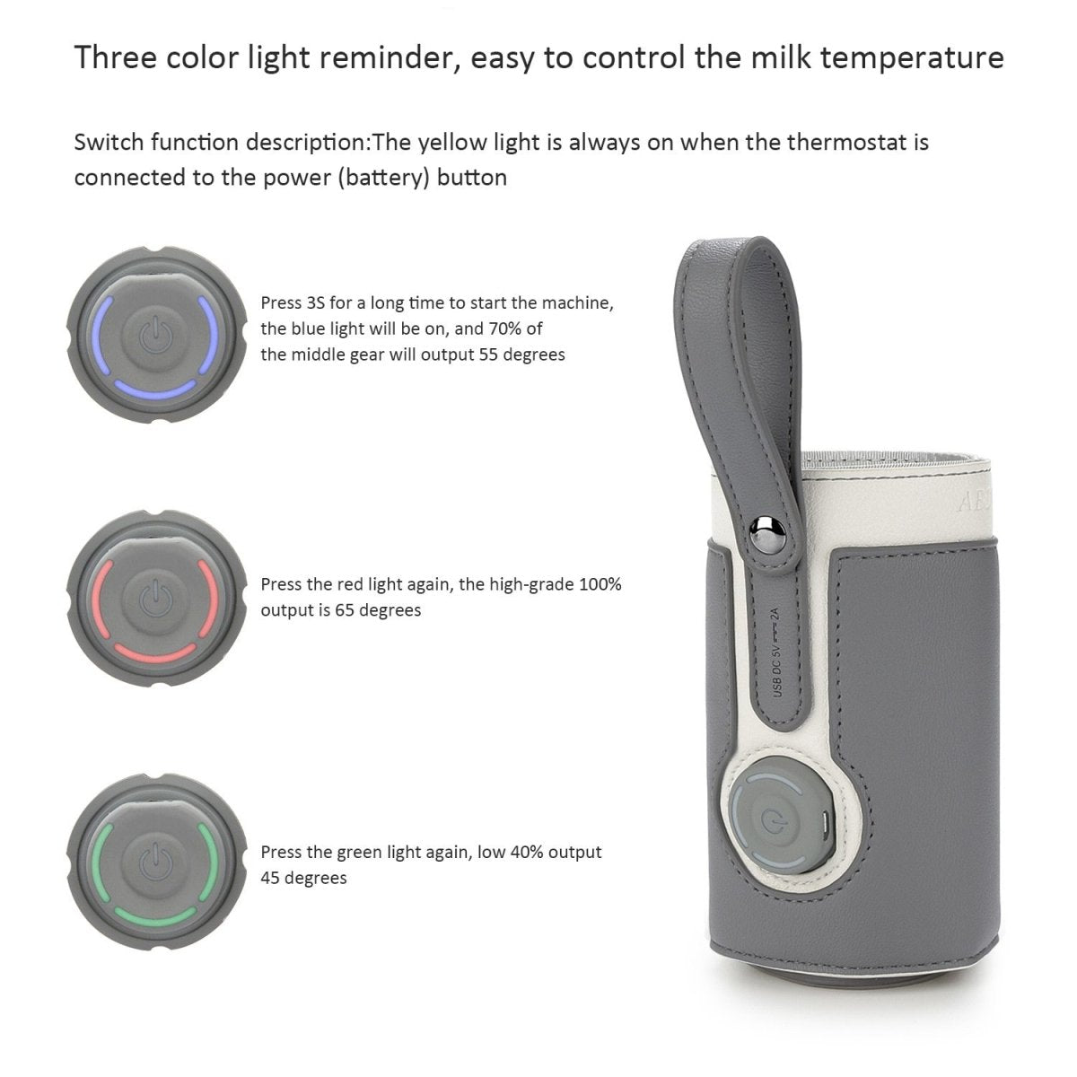 BubBarn Portable Baby Bottle Warmer