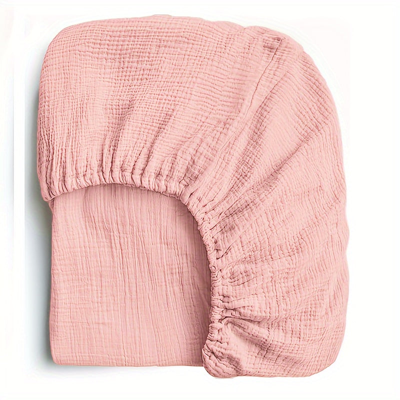 BubBarn Muslin Fitted Crib Sheet