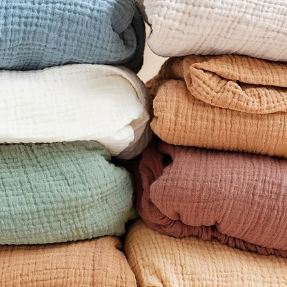 BubBarn Muslin Fitted Crib Sheet