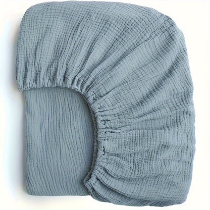 BubBarn Muslin Fitted Crib Sheet