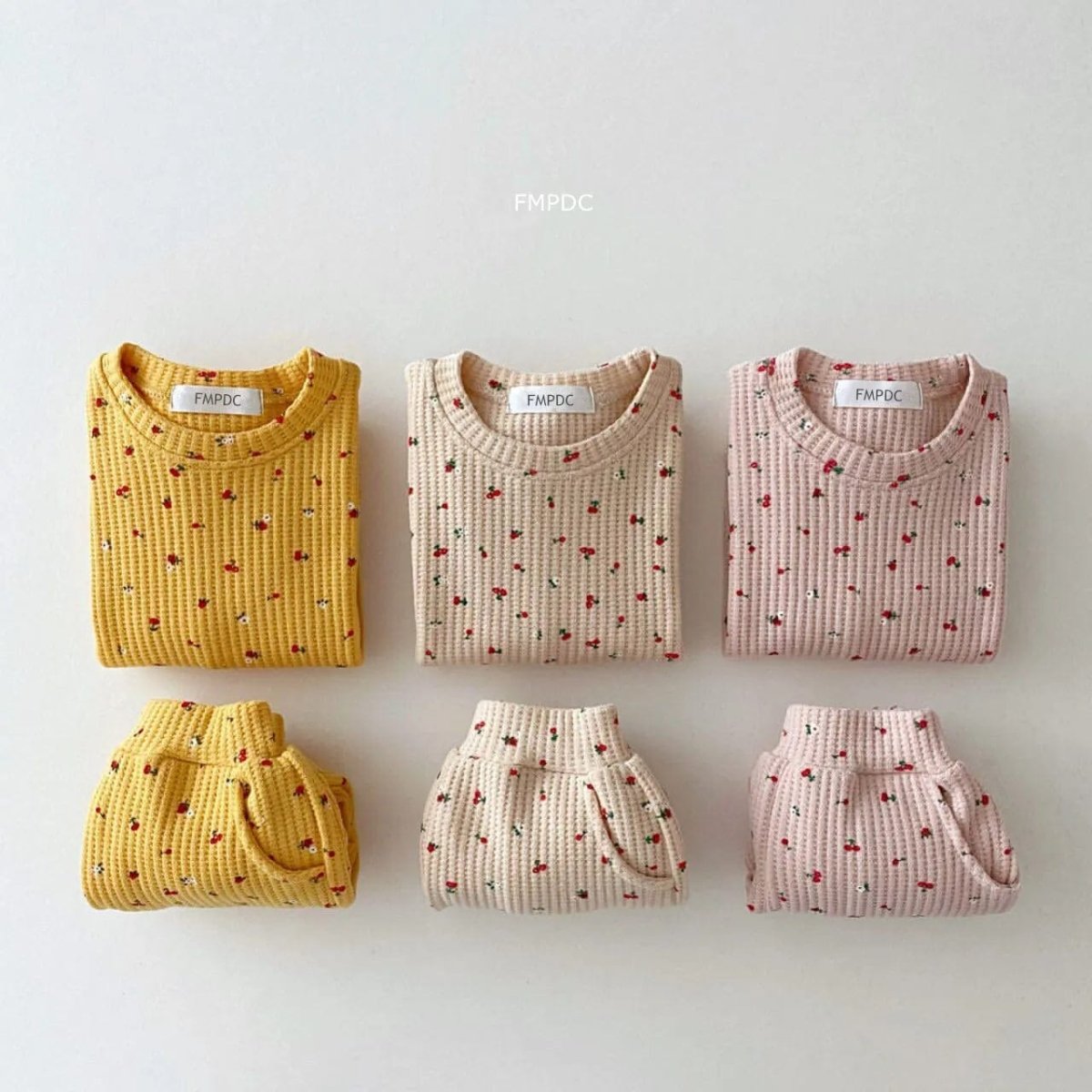 BubBarn Waffle Cotton Set