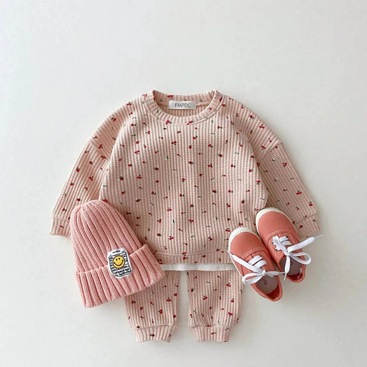 BubBarn Waffle Cotton Set