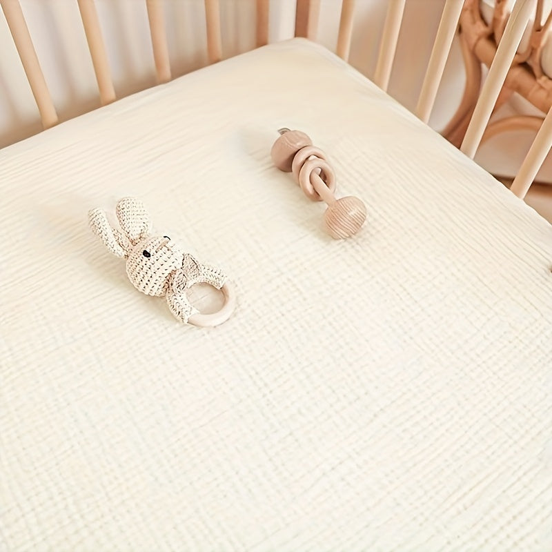 BubBarn Muslin Fitted Crib Sheet