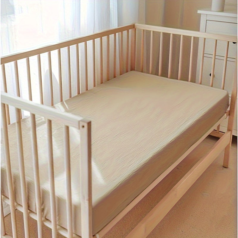 BubBarn Muslin Fitted Crib Sheet