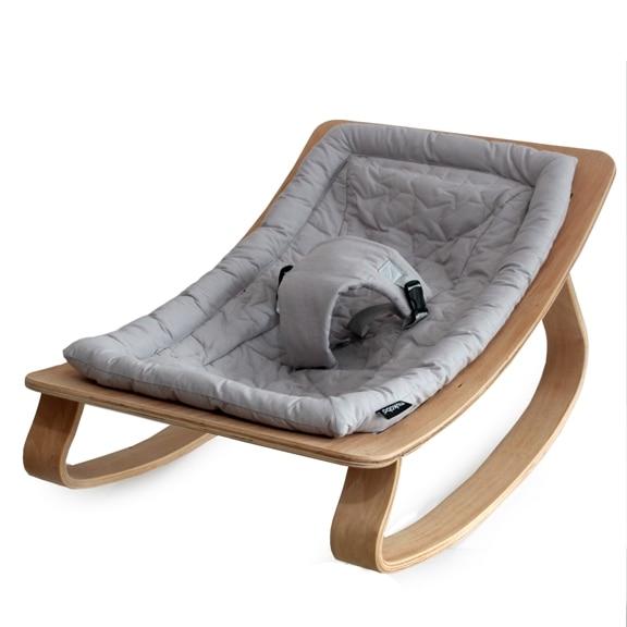 BubBarn Wooden Baby Rocker
