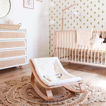 BubBarn Wooden Baby Rocker