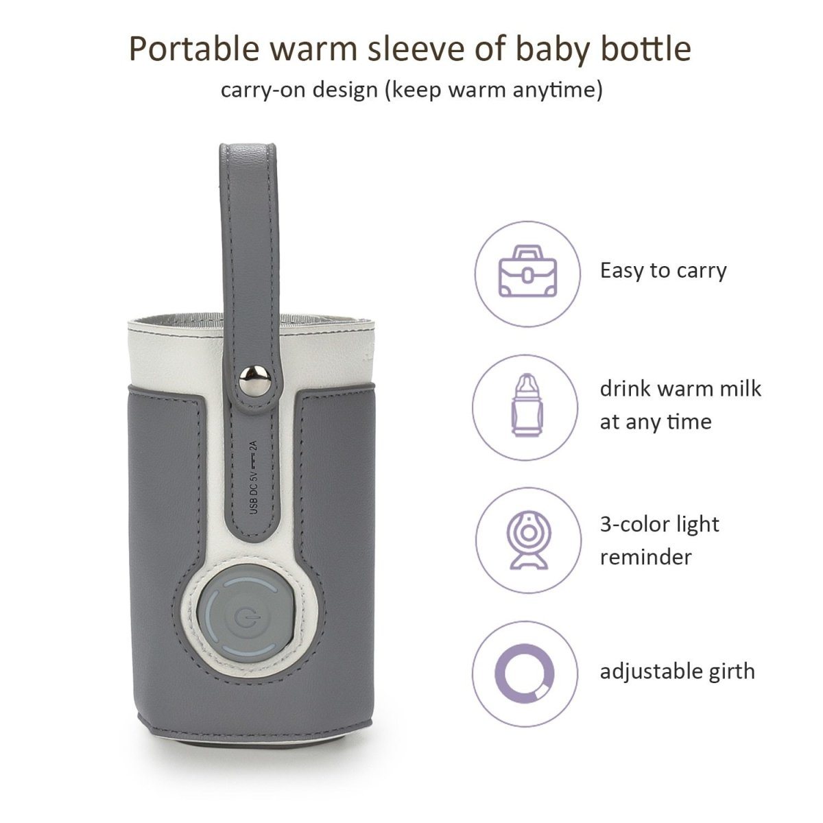 BubBarn Portable Baby Bottle Warmer